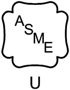 ASME U stamp for Section VIII, Division 1 pressure vessels